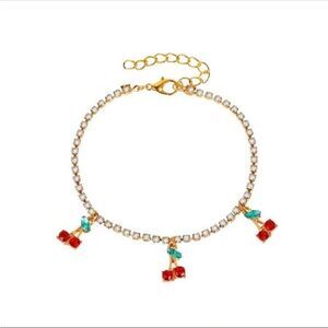 Diamond cherry bracelet N546